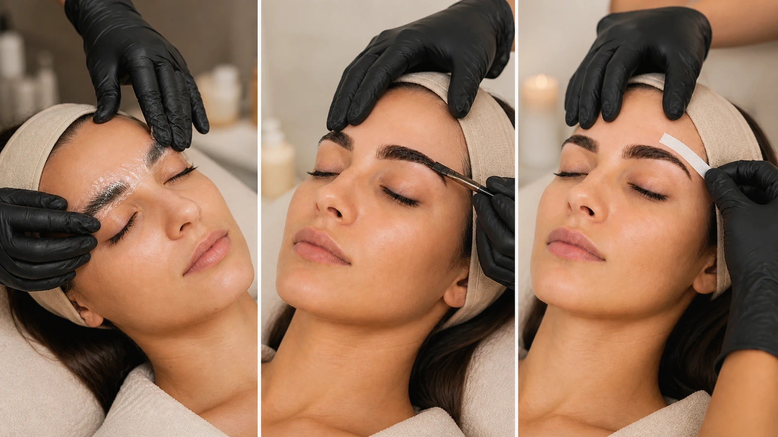 Brow lamination + verven + waxen behandeling bij beCatyful in Deventer, Overijssel